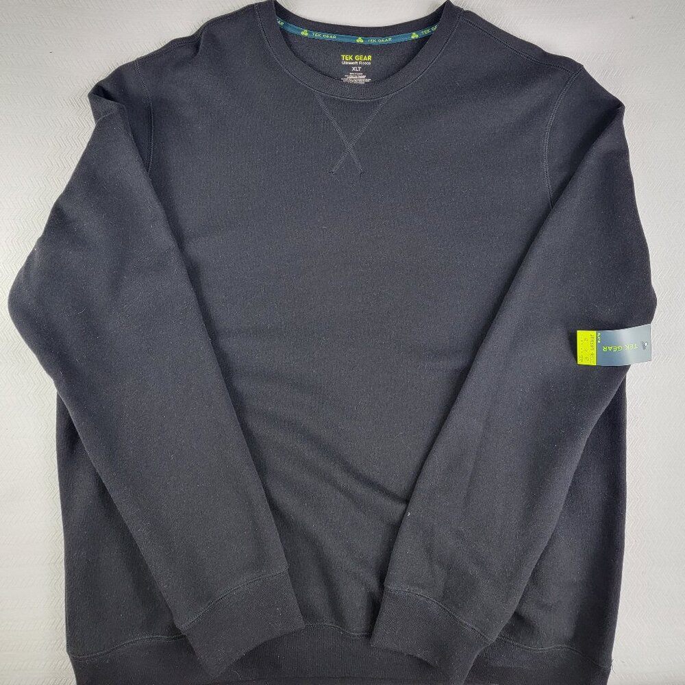 XLT Tek Gear Ultrasoft Fleece Black sweatshirt (LNT)